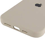 Чохол Silicone Case Full Protective (AA) для Apple iPhone 14 Pro (6.1") Бежевий / Antique White, фото 5