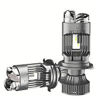 Лампа LED Міні Лінзи H4 D35мм 90/130w 10000/14000Lm 6500K 3570*5 Chip AllSeason 12V "M01Q"