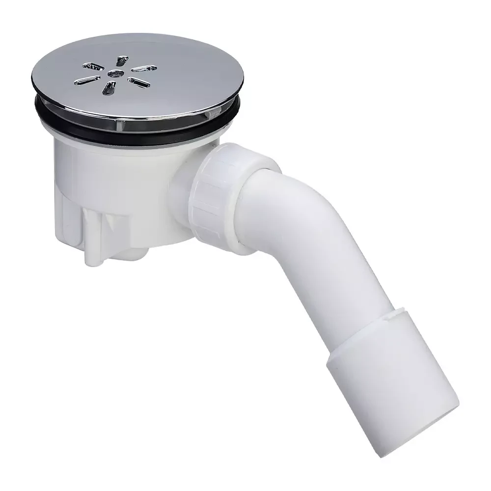 Сифон для душового піддона Viega 6956EX (364786) 90 мм з гідрозатвором хромований, фото 1