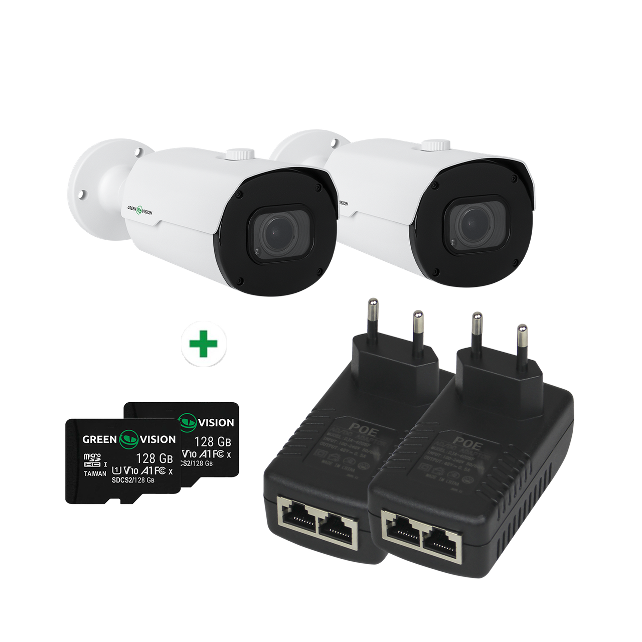 Комплект для керування та контролю доступу автотранспорту на 2 камери GV-805