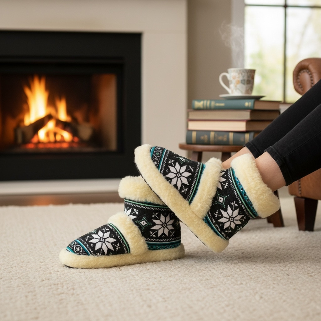 713 Домашні капці з овчини 31, фото 1