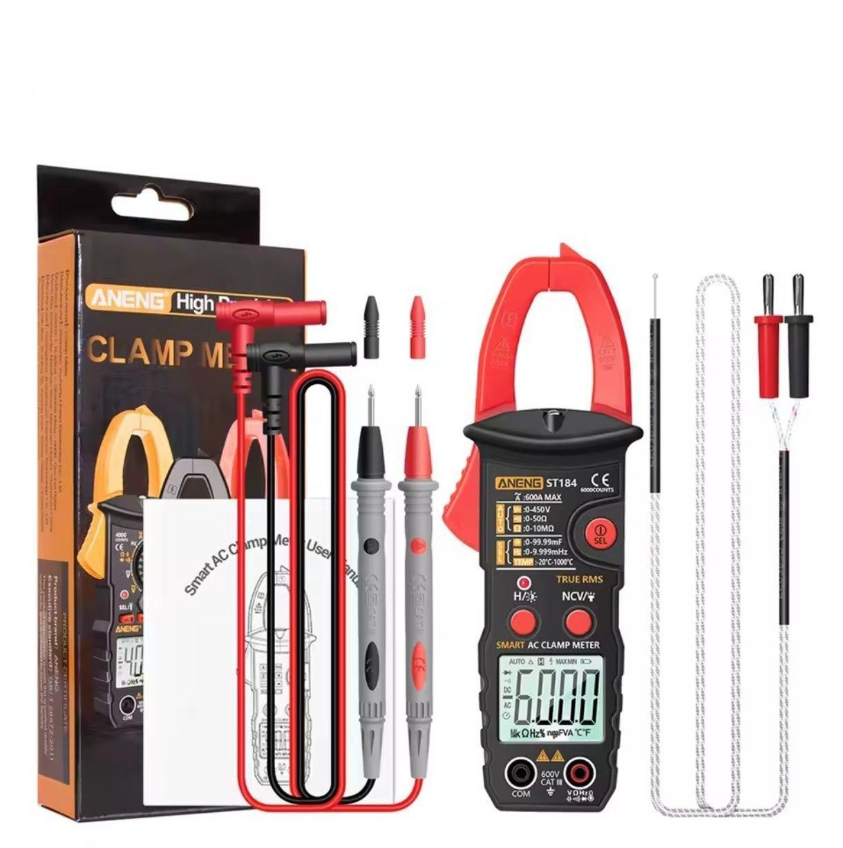 Цифровий мультиметр-кліщі ANENG ST184 600A AC/DC ANENG ST184, фото 1