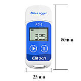 Реєстратор температури Elitech RC-5 (UK) (-30 °C — +70 °C,± 0,5 ° С) Пам'ять 32000. PDF, Word, Exel, TXT, фото 4