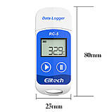 Реєстратор температури Elitech RC-5 (Великобританія) (-30 °C — +70 °C) Пам'ять 32000. PDF, Word, Exel, TXT, фото 3
