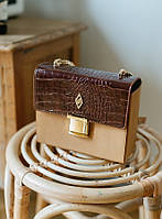 Сумка Aron Beige/Brown
