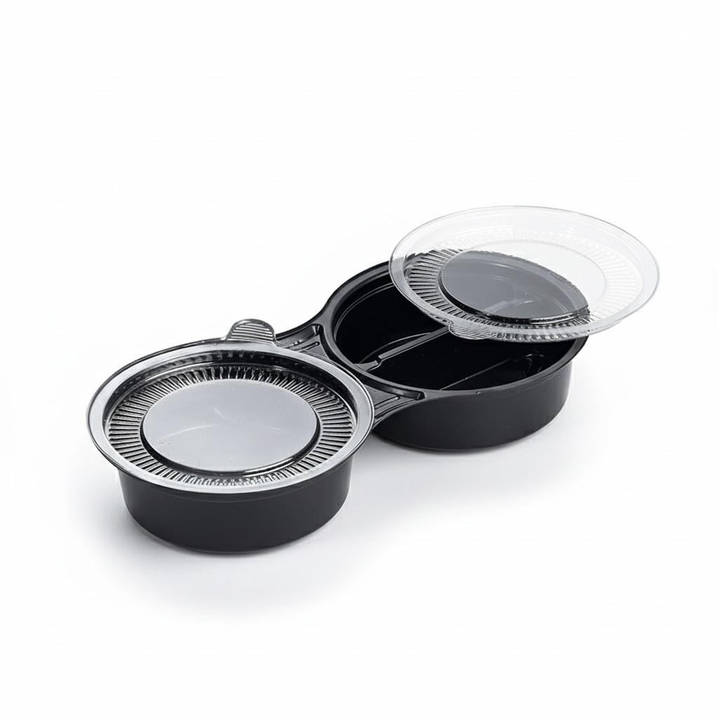 Соусник Р-5025 на три секції 230 мл, 550 шт/ящ, фото 1