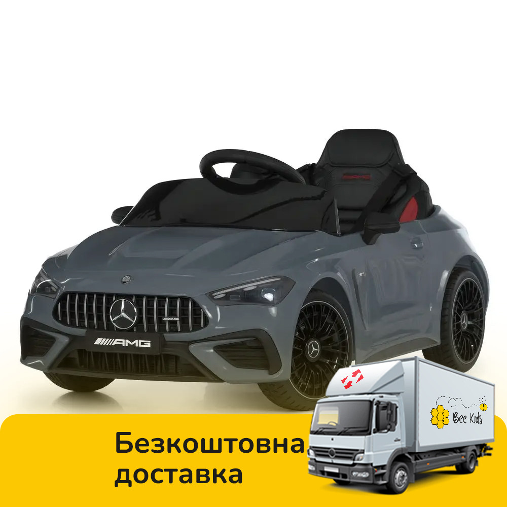 Електромобіль Mercedes дитячий (р/к, 4мотори:2х25W, 2х30W, 1акум12V9AH, MP3, BLUETOOTH) Bambi M 6292EBLR-11 Сірий, фото 1