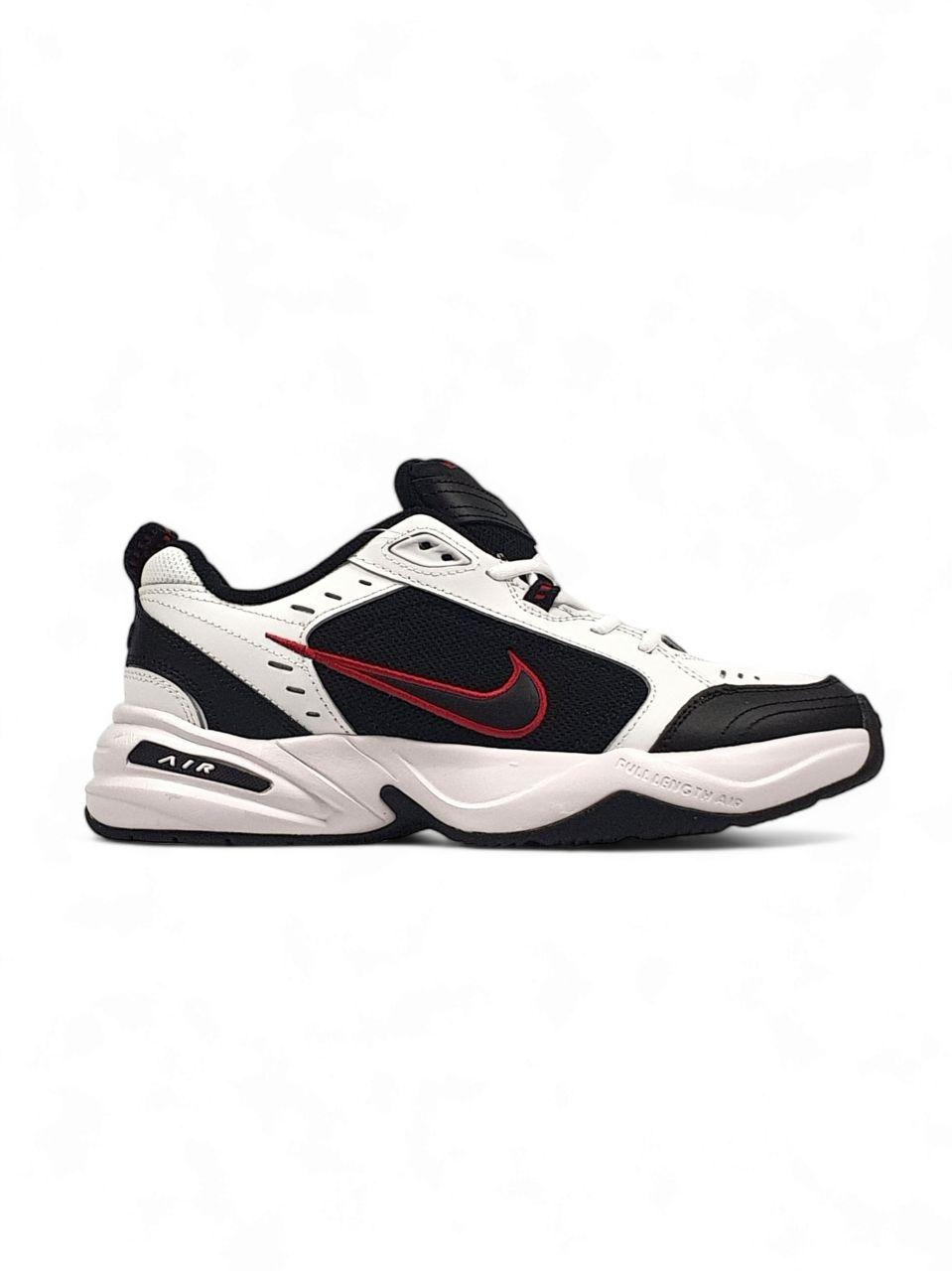 Nike Air Monarch IV •White Black Red•, фото 1
