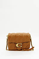 Coach Pillow Tabby Quilted in Camel 21х16