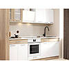 Кухня модульна Еверест Еко набір №3 дуб сонома/німфея альба (білий) 2.4 м стільниця Скай (DTM-071058), фото 3