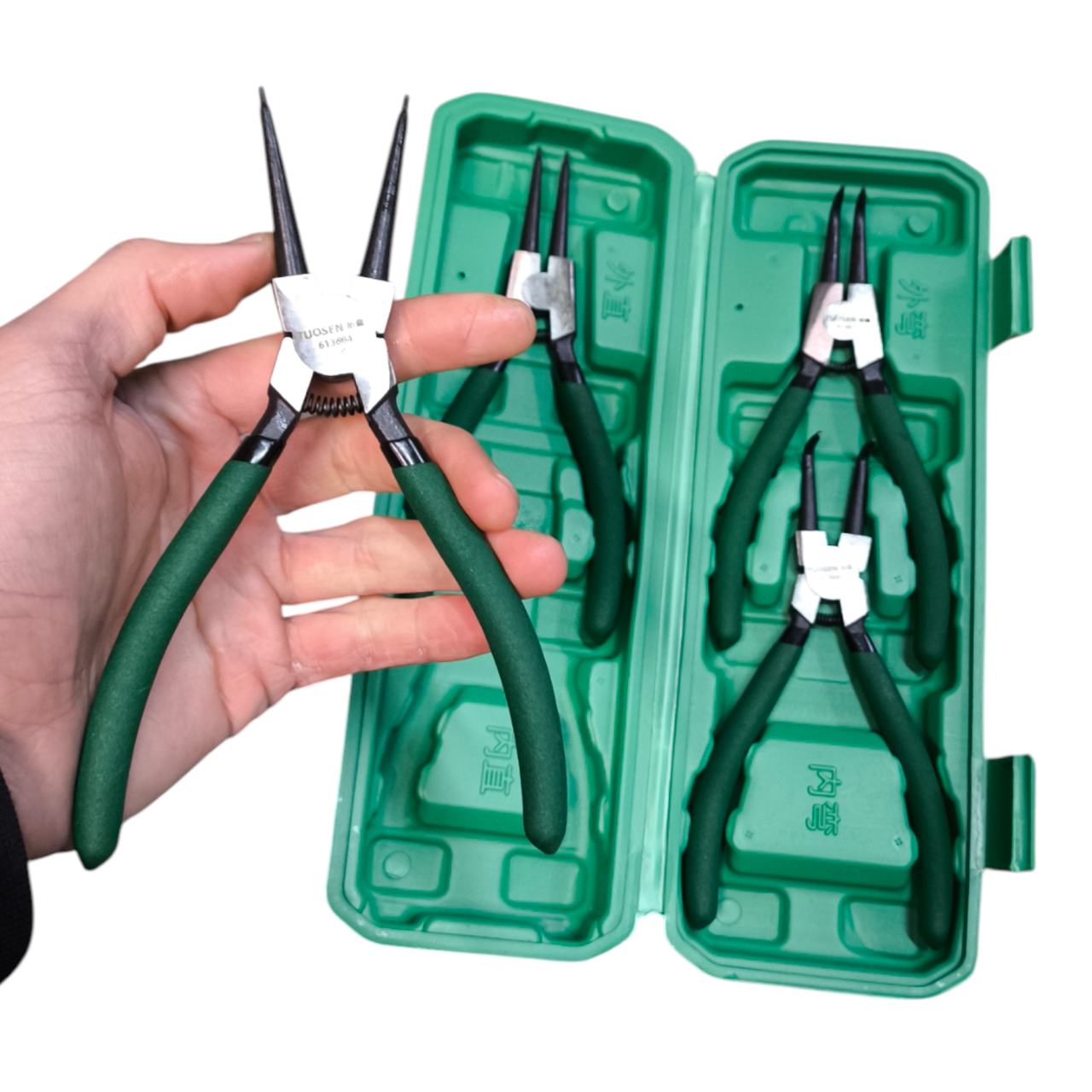 Набір посилених знімачів стопорних кілець 7", 175мм, 4шт. ZBT-7175 TUOCHI, фото 1