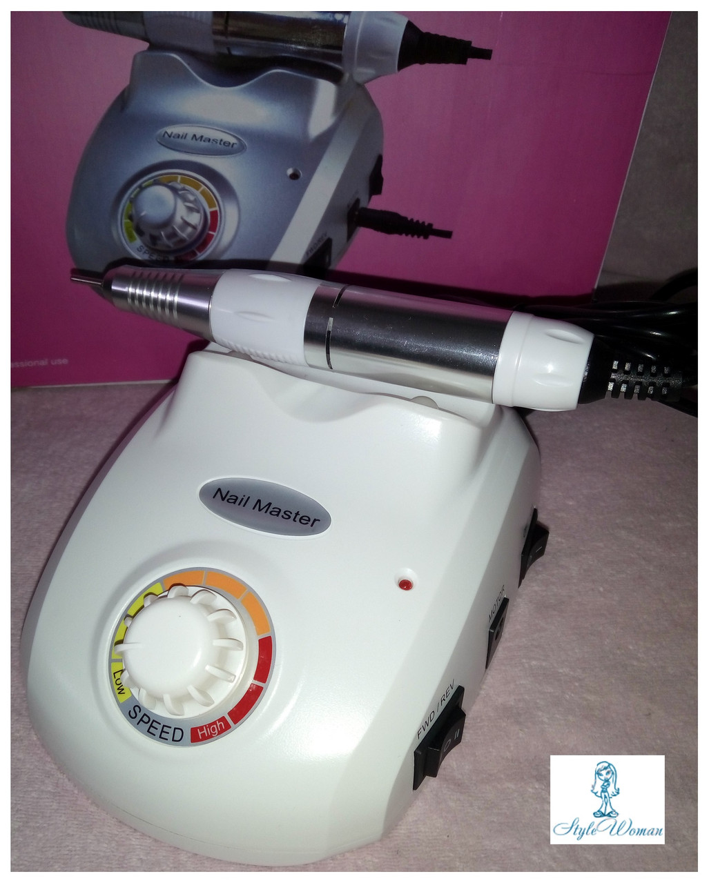 Фрезерний апарат фрезер Nail Drill Master 30 000 оборотів(30W) білий