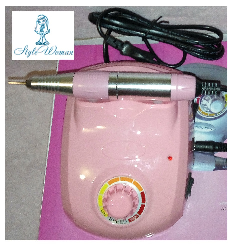 Фрезерний апарат фрезер Nail Drill Master 30 000 оборотів(30W) рожевий