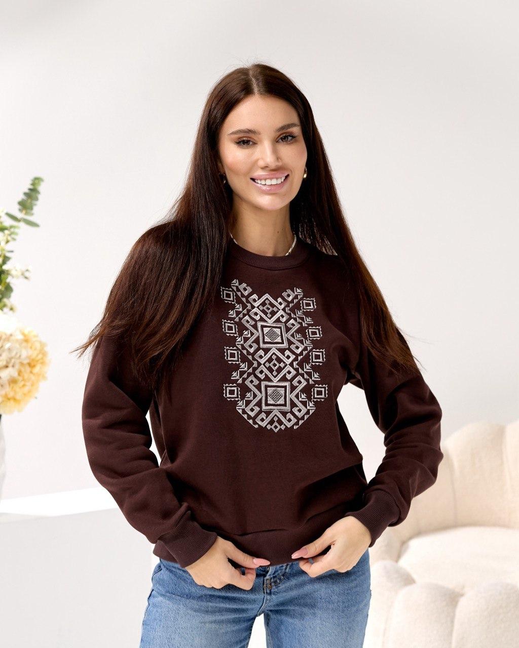 Вишитий жіночий Світшот, фото 1