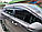Дефлектори вікон із хром молдингом (вітровики) Kia Sportage IV 2016-2021 (Fly), фото 6