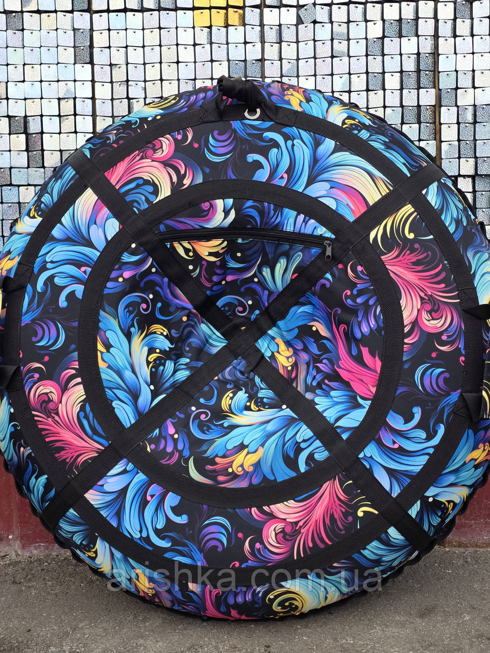 Тюбінг , ватрушка, надувні сані, шайба, таблетка для снігу  на 1,2 м