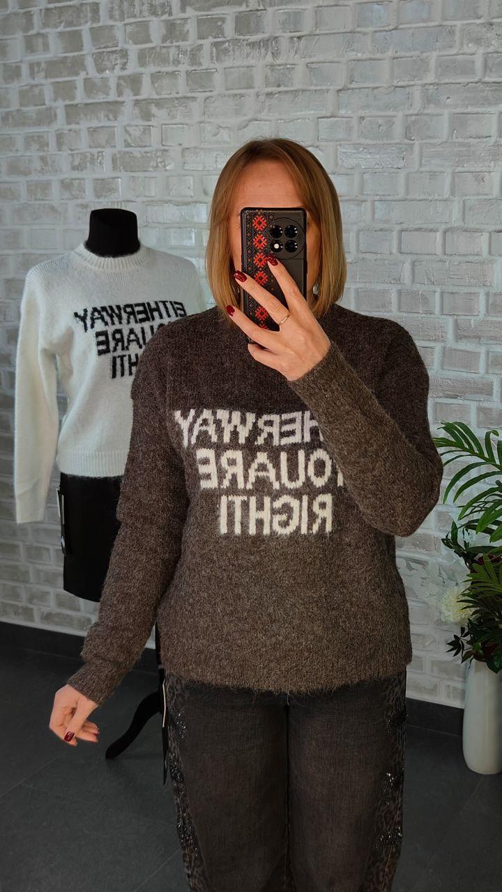 Жіноча святкова кофта | Гарний в'язаний светр | Єдиний розмір до 2XL