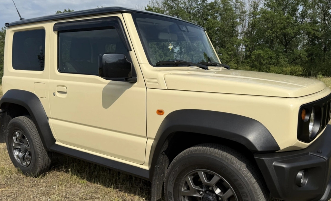 Дефлектори вікон (вітровики) Suzuki Jimny 3D 2018- (ATM)
