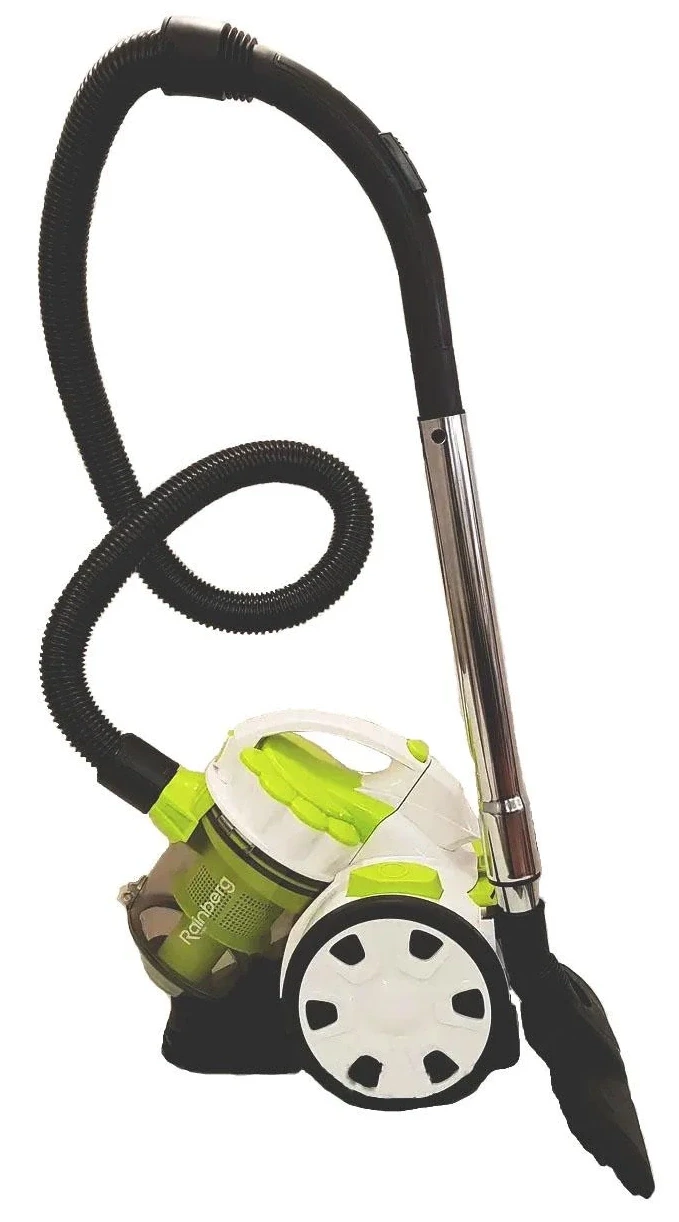 Потужний пилосос Rainberg RB-651TB 2500W 3L контейнерний пилосос сухе прибирання з турбощіткою, фото 1