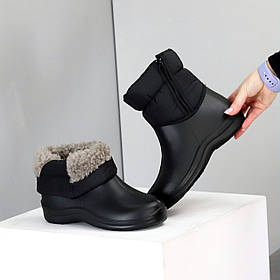Чорні черевики для негоди сезон зима доступна ціна 37