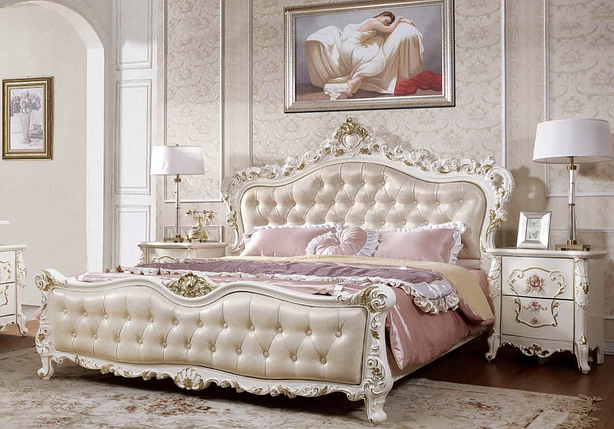 Біла спальня бароко Марго, фото 1