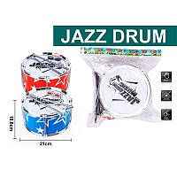 Барабан 3566 2 види, барабанні палички, стрічка, в пакеті, ВИДАЄТЬСЯ МІКС