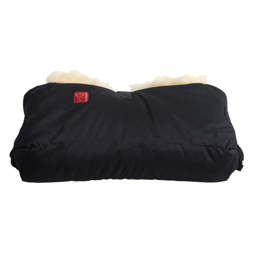 Муфта зимова Kaiser BIG DOUBLE з універсальною липучкою для кріплення на ручці, чорна