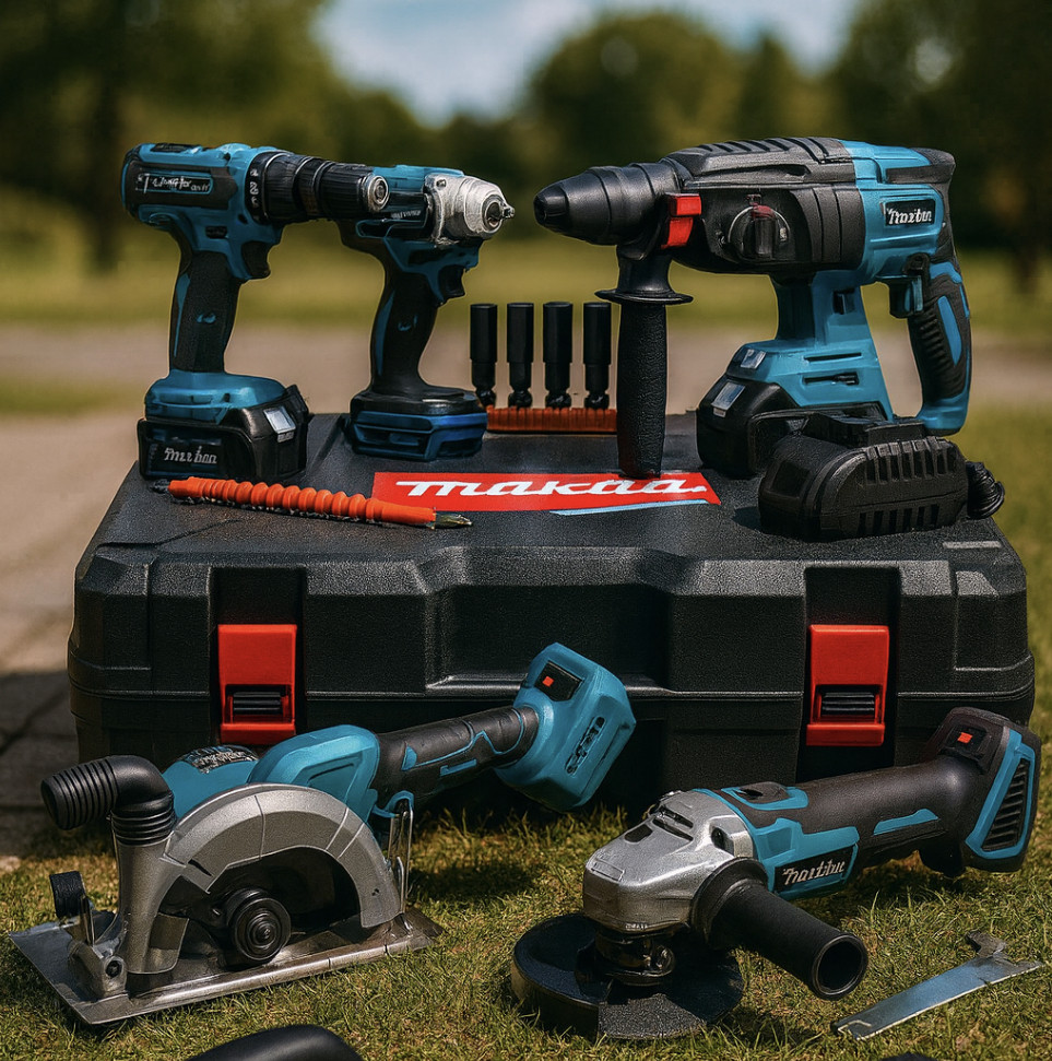 Набір Makita 48в1 48V з професійними інструментами та розширеним набором аксесуарів, фото 1