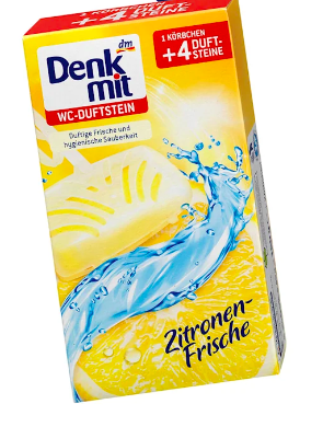 Освіжувач для унітаза Lemon Fresh Denkmit 4 штуки, фото 1