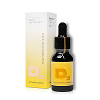 Міцелярний вітамін Д3 Choice / Чойс водний розчин у краплях 2000-5000 МО для імунітету та росту дітей і дорослих Pro Healthy