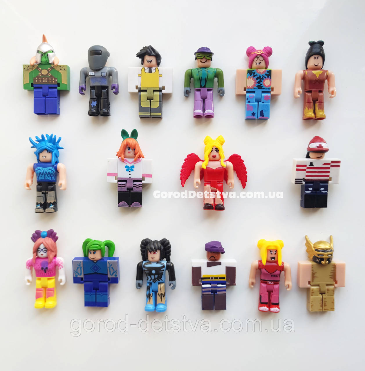 Набір колекційних фігурок Роблокс 16 героїв Roblox чоловічки Висота фігурок 8.5 см, фото 1
