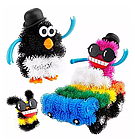 Конструктор липучка Банчемс різнокольоровий 400 деталей, набір для творчості Bunchems, фото 4