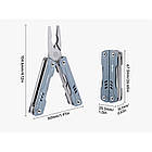 Мультитул NexTool Mini Sailor Pliers S11 чорний, 11 функцій, вага 80 г, довжина 67 мм, фото 3