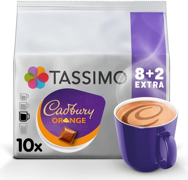 Шоколадний напій Tassimo Cadbury Orange Hot Chocolate (10 порцій), фото 1