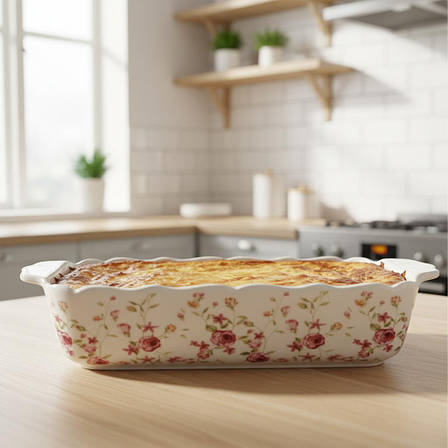 Форма керамічна для запікання 1.3 л Kamille, фото 1