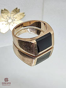 Золотий Перстень зі вставкою цирконій