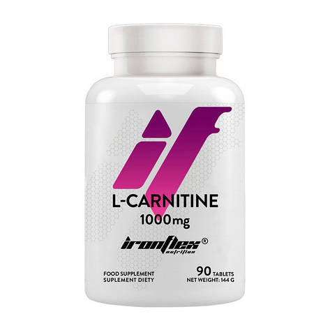 IronFlex L-Carnitine 1000 (90 tabs), фото 1