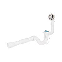 Сифон для ванни Lidz (WHI) 60 03 V001 00 прямоточний (вихід 50 мм)