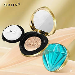 Кушон для обличчя зволожувальний тональна основа крем-кушон для догляду за шкірою SKUV із запаскою в коробці тональний крем №022