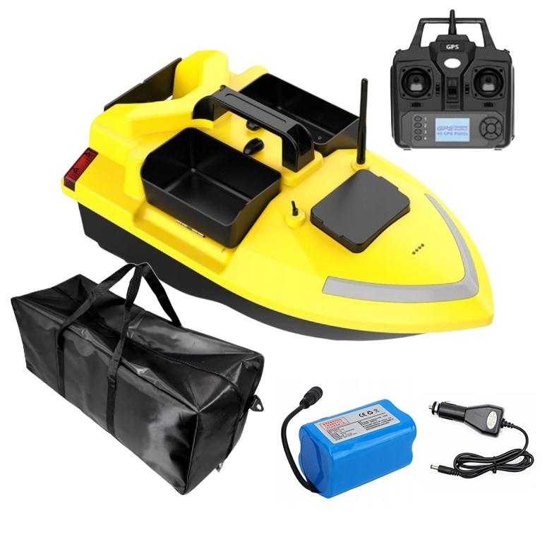 Кораблик для карпової риболовлі Flytec V020 з GPS, акумулятор 12000 mAh + сумка у подарунок