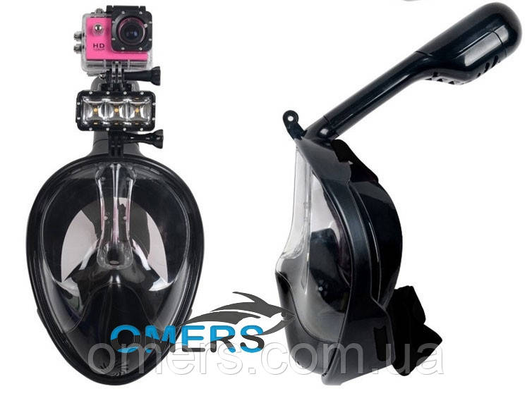 Повнолицева маска + кріплення GO PRO