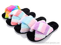 Тапки жіночі для дому Весна/осінь L72 mix (12 пар р.36-41) "Elmob" недорого гуртом від прямого постачальника