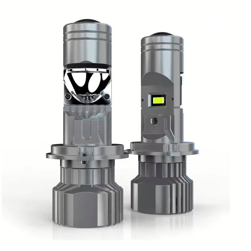 Лампа LED Міні Лінзи H4 D25мм 90/130w 10000/14000Lm 6000K 7035+7535 Module9-36VCanbus F40Mini+350%, фото 1