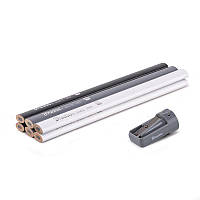 Набір будівельних олівців з точилкою HB 
OVAL, 180мм, 6 шт., DIY-PCWL2OV18/S6B