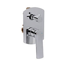 Душова система універсальна Qtap Slavonice прихованого монтажу на два споживачі QTSLA113CRM45898 Chrome, фото 4