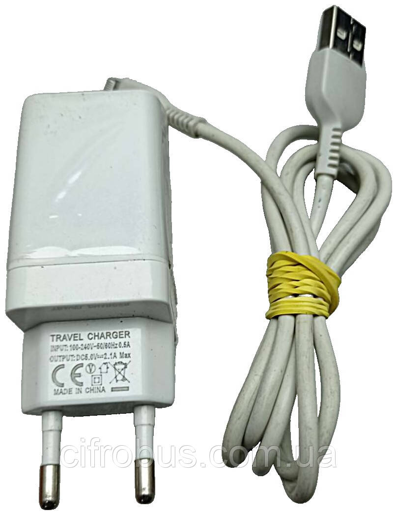 Зарядний пристрій Б/К Мережевий адаптер 2 USB, фото 1