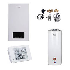 Комплексне рішення Thermo Alliance для котельної: електричний котел 10 кВт + комплект бойлера + комбінований підлоговий