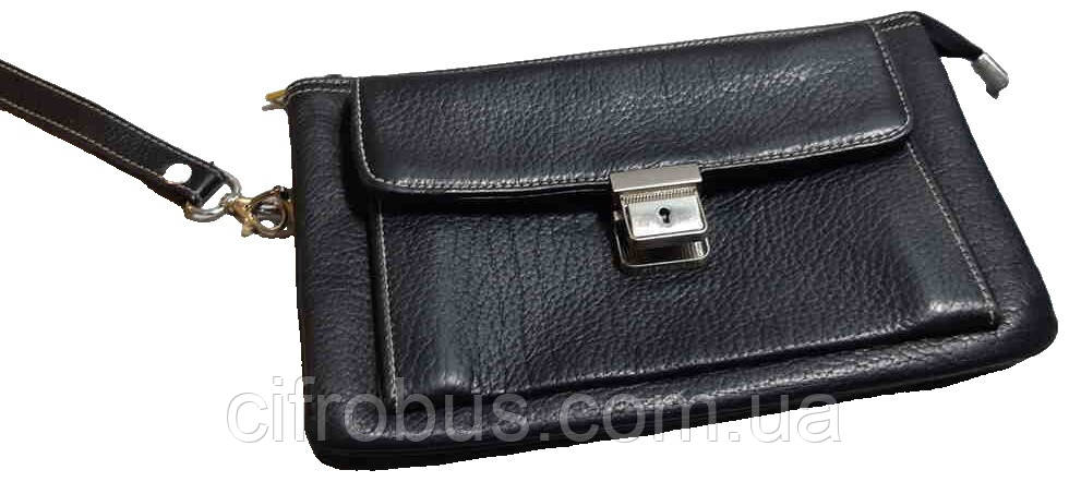 Сумка Б/У Сумка-барсетка шкіряна, фото 1