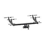 Фаркоп знімний під американський квадрат - Renault Logan універсал 2007-2013, фото 4