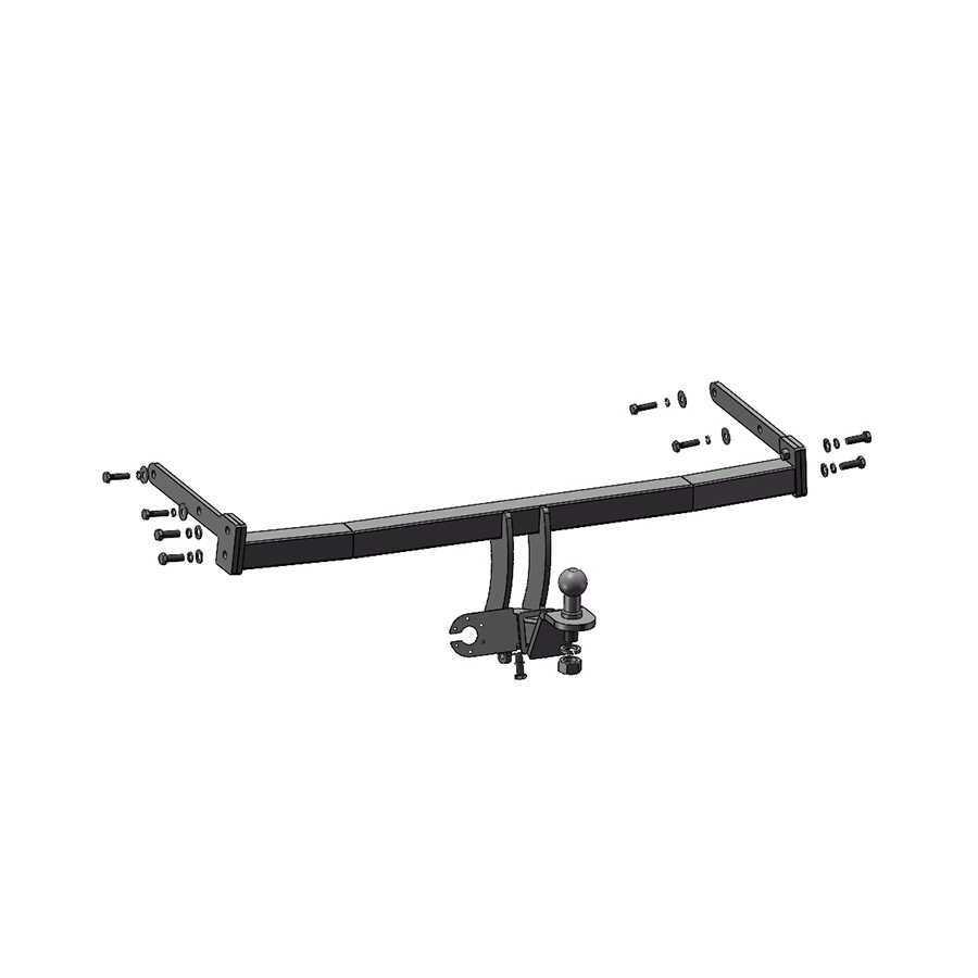 Фаркоп знімний під американський квадрат - Renault Grand Scenic III 2009-2016, фото 1